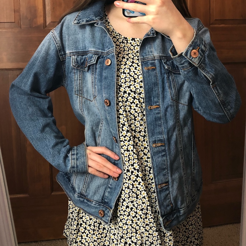 Medium Wash Soft Denim Jacket